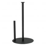 Vertikalus servetėlių laikiklis, popierinių rank&scaron;luosčių stovas su neslystančiu svoriu pagrindu, laisvai pastatomas virtuvės stalvir&scaron;is juoda