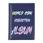 120 ki&scaron;enių odinis monetų laikymo albumas, 2,9 x 2,9 cm, ki&scaron;eninių pinigų ir centų kolekcijos albumas kolekcininkams 2 žalia