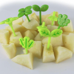 8 vnt. Fruit Vork Tandenstoker Bladeren salotos Tiny Vork Mini pyragaičiai Voor Kids 8pcs