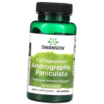 Andrografio ekstraktas, Viso spektro Andrographis Paniculata 400, Swanson 60 kaps. (71280198) 60caps