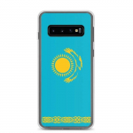 Coque T&eacute;l&eacute;phone &ndash; Samsung &ndash; Galaxy S10e &ndash; Drapeau Kazachstanas &ndash; Souple &ndash; daugiaspalvis