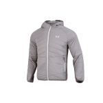 Under Armour Aktyvus Hibridinis Striukė Lengvas Dygsniuotas Lauko Hudas Vyri&scaron;kos Striukės Pilka 1375447-294 L