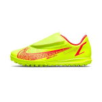 Nike Mercurial Vapor 14 Club TF PS Apvalus Galvos Logotipas Žemi Futbolo Batai Vaikams Futbolo Batai Fluorescenti&scaron;kai Geltoni CV0839-760 25