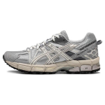 Asics Gel-Kahana 8 Sidabrinės Tamsiai Pilkos Neslystančios Kvėpuojančios At&scaron;okančios Žemakulnės Laisvalaikio Takų Bėgimo Batai Moteri&scaron;ki Sportbačiai Pilkai Rudos 1012A978-028 37