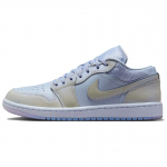 Air Jordan 1 Low SE Ghost Sail Pure Platinum Moteri&scaron;ki sportbačiai Mėlyni IM5129-010 36.5