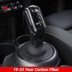 Pavarų perjungimo svirties dulkėms atsparus dangtelis, skirtas Mini Cooper F55 F56 F54 F57 Countryman Clubman automobilių priedai Dekoratyvinis apsauginis dangtelis