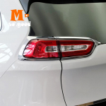 2014 m. 2015 m. 2016 m. 2017 m. 2018 m. Skirtas Jeep Cherokee KL Car ABS chromo galinės lempos &scaron;viesos rėmo dangtelio apdailos lipdukai priedai 4 vnt.