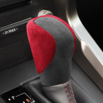 For Lexus NX gear lever cover IS central control modification sticker RX300 LS gear GS suede ES gear shift Y-3-5