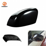 Automobilio priekinių durelių veidrodėlių dangteliai blizgūs juodi galinio vaizdo veidrodžio dangteliai, skirti Ford Focus MK2 2008-2011 MK3 2011-2018 Mondeo MK4 1Pc Right