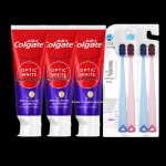 Colgate Balinamoji dantų pasta ir Suke dantų &scaron;epetėlio rinkinys