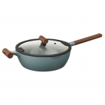 IKEA KLOCKIS Neadegantis wok keptuvas su dangčiu