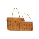 MCM Liz Classic Monogram Reversible Tote Bag Didelės talpos Pirkinių Pečių krep&scaron;ys Drobės ir odos Rankinė Vidutinė Moteri&scaron;ka tote MWP7AVI22CO001 Basic Set (Bag+Dust Bag)