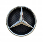 1 vnt. grotelių emblemos žvaigždės ženklelis priekinių grotelių logotipas Mercedes Benz W204 W205 W213 X253 ABCES CLA GLB GLC GLE GLS priedai1 W253 205MM