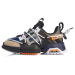 Li Ning Abrasion Resistant Breathable Low top Chunky Sneakers Men's Black Brown AGLP075-5 41.5
