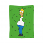 S-Simpsons Laimingos Helovino Antklodė Flanelinė Naujovi&scaron;ka &Scaron;ilta Mėtoma Antklodė Kėdei Apkloti Sofai Visų Sezonų, 130cmx150cm blue
