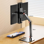 Universalus Reguliuojamas TV Sieninis Laikiklis Universalus Sukamas Laikiklis TV Laikikliai 14 Iki 32 Colių LCD LED Monitoriams Plok&scaron;čiaekranis as the picture