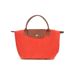 Longchamp Le Pliage Originalus Auksinis Mygtukas Spausdintas Logotipas Perdirbtas Drobės Koldūno Rankinė Mažos Moteri&scaron;kos Rankinės Pomidorų Raudonumo 1621089P94 Basic Set (Bag)