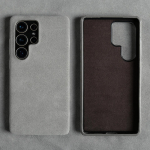 Magnetinis Alcantara Suede telefono dėklas, skirtas Samsung Galaxy S25 Ultra S24 Plus S23 S22 S21 FE, visapusi&scaron;kas belaidžio įkrovimo dangtelis Galaxy S25