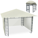 Smėlio spalvos sodo pavėsinė 3X3M 4934