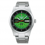 5 Sports HUF Bendradarbiavimo Riboto Leidimo Japoni&scaron;kas Automatinis Laikrodis Žalias SBSA323 Sidabrinis [Seiko Laikrodis] (Penki Sportai) Vyri&scaron;ki