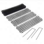 10 vnt atbaidančių kilimėlių + 10 vnt U formos nagų sodo spygliuočių juostelė Dig Stop kačių &scaron;unų repelentai 20Pcs