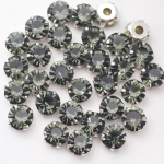 Reklama Ss12 -Ss40 Crystals Claw Cup Kalnų kri&scaron;tolas Blizgūs Strass Akmenys Metalo pagrindo Audinys Karoliukai Rankdarbiai Top Kalnų kri&scaron;tolas drabužiams 3mm 100pcs