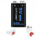 9 V įkraunama ličio jonų baterija Micro USB 6F22 9 V ličio baterijos, skirtos multimetrui metalo ie&scaron;kikliui, gitarai, belaidžiam mikrofonui