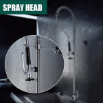 Virtuvės pur&scaron;kimo galvutės kriauklės i&scaron;traukiamas i&scaron; anksto nuplaunamas mai&scaron;ytuvas, keičiamos dalies purk&scaron;tuvas