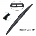 2x Mazda 3 Mazda3 BK MK1 2004 2005 2006 2007 2008 2009 Priekinio ir galinio valytuvų komplektas Priedas stiklo valymui Rear Wiper black