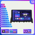 Hizpo 8GB+128GB 9'' 2Din Android 12 DSP RDS automobilinio radijo multimedijos vaizdo grotuvas, skirtas Mercedes Benz C-Class 3 W204 S204 2006-2011 SWC GPS Carplay 4G S3 8Core 3G 32G AI