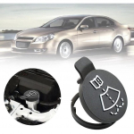 Automobilio priekinio stiklo prekės ženklas, naujas valytuvų plovimo skysčio rezervuaro bako dangtelis 13227300 automobilių priedai (Juoda) 14x8x1cm