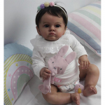 60 cm paruo&scaron;ta lėlė paveikslėlyje Reborn Doll Tutti Toddler Girl Hand Paint Lėlė Auk&scaron;tos kokybės 3D odos lėlė