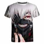 Tokyo Ghoul Graphic mar&scaron;kinėliai vyrams Moterų Vasara Nauja Laisvalaikis Dideli mar&scaron;kinėliai Madingi Harajuku Streetwear Vir&scaron;utiniai mar&scaron;kinėliai L