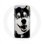 Coque pour samsung galaxy S4 Husky de Sib&eacute;rie Yeux Bleus