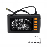 Endoskopinė kamera su &scaron;viesa, HD 1080P boreskopas su 4,3 colių LCD ekranu 8 LED lemputės, IP67 atsparus vandeniui