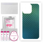 apgo Protective Skin Sticker for the back compatible with Apple iPhone 14 Pro, Wrap Film, Foil, Vinyl - Pattern Carbon Chameleon CAKA1