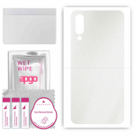 apgo Protective Skin Sticker for the back compatible with Xiaomi Mi 9 Explorer, Wrap Film, Foil, Vinyl - Pattern Matte Transparent