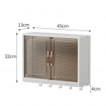 1 PC Bathroom kitchen storage box above the toilet wall-mounted storage rack bathroom sink wall punch-free storage box