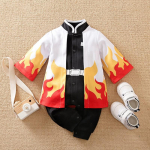 Demon Slayer Cosplay Kostiumas Kūdikių Drabužiai Vaikams Animacinių filmų Anime Romper berniukui Mergaitei Chrismats Halloween Baby Cosplay Colthes Kūdikių Kūdikių Kombinezonai 66