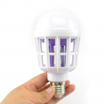 220 V patalpų uodų žudiklio LED lempos lemputė E27, žudanti musių blakę, 9W, 2 režimai, vabzdžių atbaidanti naktinė lemputė bulb only