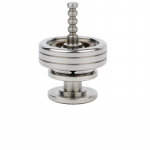 Naujas Fidget Spinner Pir&scaron;tų galiukų Baletas Be Pasiprie&scaron;inimo Mažas Ciklonas Metalinis Guolis Atpalaiduoja Stresą Suaugusiems Vaikams Berniukams Dovana sidabras