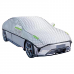 Sustorėjęs universalus automobilio uždangalas: Sveiki, Apsauga nuo Saulės, Kar&scaron;čio ir Lietaus Oxford Thickened Cotton - Silver Large Half Cover