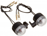 Kitaco 102-80-0500-20 Warren Mini Posūkių signalų rinkinys, Skaidrūs lę&scaron;iai/Vienas rutulys juoda