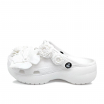 Crocs Classic Platform Batai Aoyama Camellia Paprasti ir universalūs Mados tendencija Laisvalaikio Batai su skylutėmis Moteri&scaron;ki Balti 38-39 balta