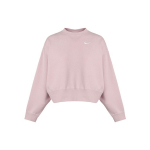Nike Sportswear Essential Fleece Puloveris Moteri&scaron;ki Vir&scaron;utiniai Drabužiai &Scaron;ampano Spalvos CK0169-645 L