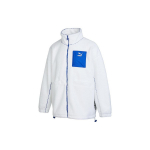 Puma Spalvotas blokas Pocket Letter Logo Patch Stovas Apykaklės striukė Unisex Striukės Baltos 539750-02 XL