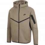 Nike Tch Flc Fz Wr Logotipo Sportinė Laisvalaikio Striukė Su Gobtuvu Vyri&scaron;ka Striukė Ruda HV0950320 M