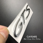 &bdquo;Cayears GTS GT1234 RS&ldquo; ABS plastiko lipdukas, ženkleliai, lenktynių emblema, tinkanti po 2012 m. &bdquo;Porsche&ldquo; automobilio kėbulo galinio bagažinės dangčiui