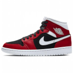 Jordan 1 Mid Gym Red Black Moteri&scaron;ki Jordan BQ6472-601 36