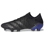 Adidas Predator Freak.1 Low FG Demonskin - Juodi Sonic Ink Vyri&scaron;ki sportbačiai Core-Black Iron-Metallic FY6265 41⅓